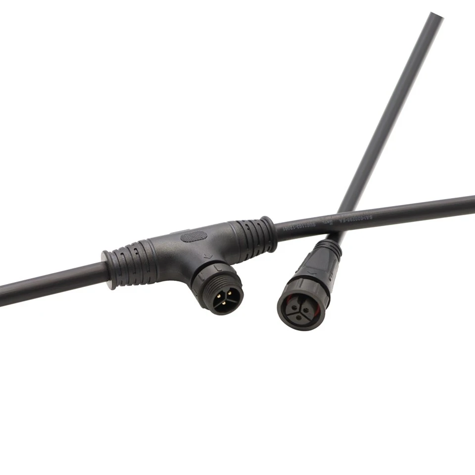 M12 2-6 Pin T-Type Водоустойчив кабел за електрически превозни средства с 16MM основен кабел IP67