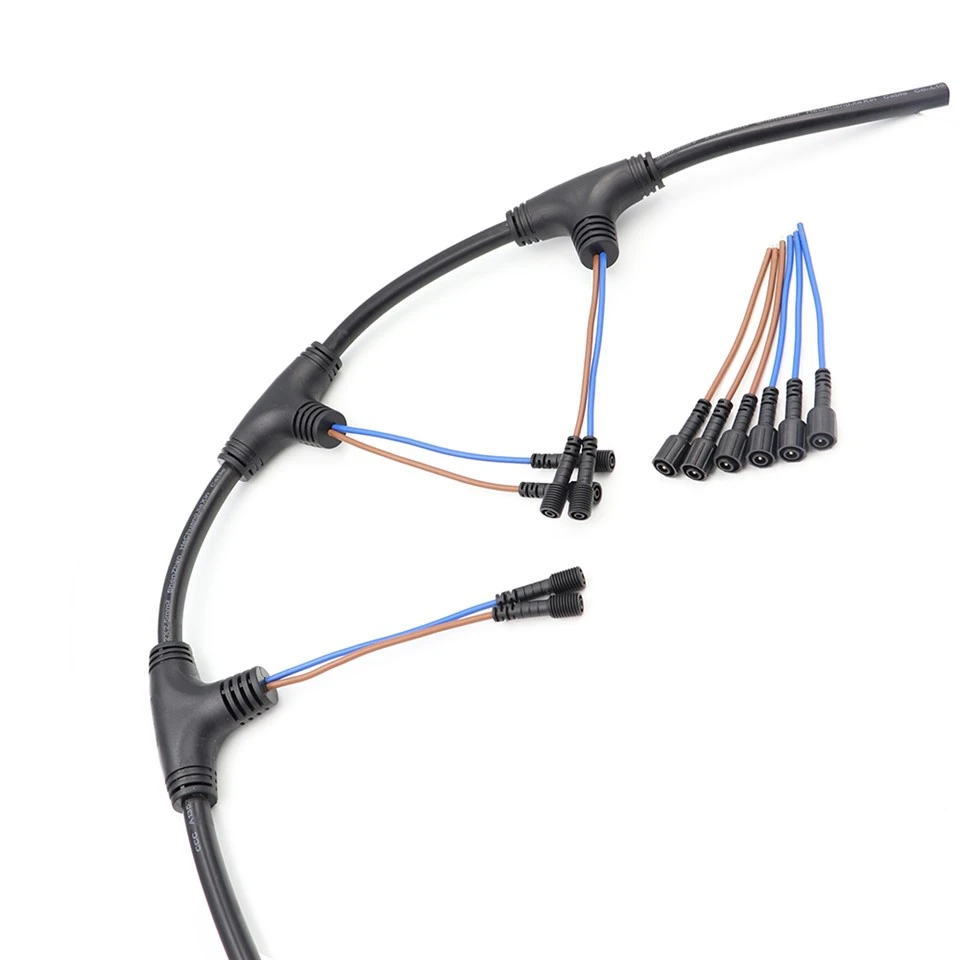 Водоустойчив съединител с резба M7 1 Pin IP67